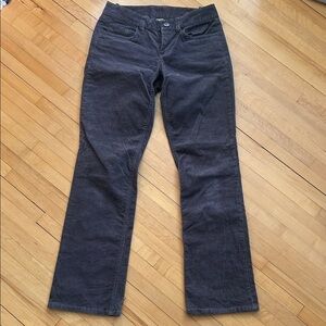 Women's Gray Corduroy Flare Jeans
